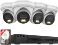 Produktbild: HIL IK28P-480T - Netzwerk-Videorekorder, inkl. 4 Turret Kameras, 4K, 2 TB HDD