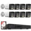 Produktbild: HiLook by HIKVISION 4K Überwachungskamera Set | 8 * 4K Bullet Kamera  | NVR 8-CH