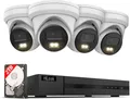 Produktbild: HiLook 4K Überwachungskamera-Set, 4* 4K Dome Kamera, Smart Hybrid Light, NVR 8-C