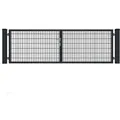 Produktbild: Doppeltor für Doppelstabmattenzäune Voll-Rahmen Anthrazit 550 cm x 160 cm