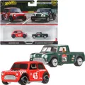 Produktbild: Hot Wheels Premium, Morris Mini und ´67 Austin Mini Pickup, Car Culture, Metallfahrzeug 2er-Pack, Mattel HBL96