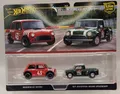 Produktbild: Hot Wheels Premium Car Culture Morris Mini & '67 Austin Mini Pickup HBL96 NEU