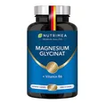 Produktbild: Nutrimea Magnesium Glycinat + Vitamin B6 | Optimale Bioverfügbarkeit | 1,5 Monatsvorrat
