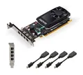 Produktbild: Nvidia Quadro P620, 2GB GDDR5, 4x mDP (PNY VCQP620-PB), 3536403362010