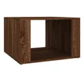 Produktbild: vidaXL Nachttisch Nachttisch Braun Eichen-Optik 57x55x36 cm Holzwerkstoff (1-St)