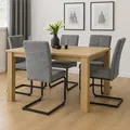 Produktbild: Esszimmerstuhl Kinsey Grau 4er-Set