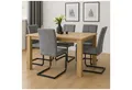 Produktbild: HTI-Living Freischwinger Esszimmerstuhl Kinsey Grau 4er-Set (Set), Freischwinger Schwingstuhl
