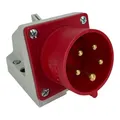 Produktbild: REV CEE Wandstecker 400V 16A 5-polig 3P+N+PE IP44 rot Wandmontage