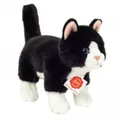 Produktbild: Teddy Hermann Kuscheltier Katze schwarz-weiß stehend 20 cm Plüschkatze Kätzchen