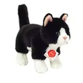 Produktbild: TEDDY HERMANN KUSCHELTIER PLÜSCHTIER KATZE STEHEND SCHWARZ/WEIß 20 CM NEU