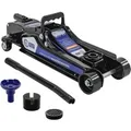 Produktbild: ECD Germany Hydraulischer Wagenheber 2,5T Schwarz-Blau aus Stahl