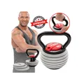 Produktbild: Miweba Sports Kettlebell KB300, verstellbar, 3,4-18 kg, 6 Gewichtscheiben, Easy-Lock-Mechanismus