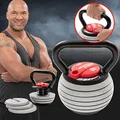 Produktbild: Miweba Sports Kettlebell verstellbar KB-300 | 3,5-18 kg Gewichte - Kugelhantel - Einstellbares Kugelgewicht - Schwunghantel - Kettlebells - Hanteln - Hantel für Indoor & Outdoor (Hellgrau)