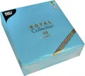 Produktbild: Papstar Servietten 40cm 1/4 Falz Royal türkis 50 Stk.