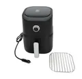 Produktbild: All Ride Luftfritteuse 24 V – Elektrische Fritteuse für LKW – kompakt 3 l Fassungsvermögen 250 W – Kabel 73 cm – Schwarz