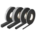 Produktbild: Parotec Kompriband Fugendichtband Fensterdichtband Dichtungsband Quellband Trockenbau Dichtband (Bandbreite - 10mm, Expandiert - von 2 mm auf 10 mm, 2 mm->10 mm, Lange - 12,5 lfm) Anthrazit