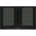 Produktbild: Vakuum-induktionskochfeld 80 Cm, 4 Brenner, 7400 W, Schwarz Siemens Ex875lx67e