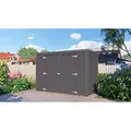 Produktbild: Bertilo Gartenschrank Box Bike 103 cm x 207 cm Anthrazit FSC®
