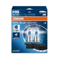 Produktbild: OSRAM COOL BLUE® INTENSE H8, bis zu 4.800K, Halogen-Scheinwerferlampe, LED-Look, Hängebox (2 Lampen)