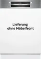 Produktbild: BOSCH teilintegrierbarer Geschirrspüler Serie 4 SMI4ETS08E, 13 Maßgedecke