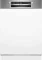 Produktbild: Bosch SMI4ETS08E Serie 4 Teilintegrierter Geschirrspüler, 60 cm breit, 13 Maßgedecke, AquaStop, Kindersicherung, HomeConnect, Gebürsteter Stahl