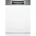Produktbild: Bosch Serie 4 SMI4ETS08E Teilintegrierter Geschirrspüler, Höhe 81,5 cm, Breite 60 cm, Gebürsteter Stahl