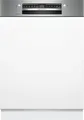 Produktbild: Bosch Geschirrspüler teilintegriert SMI4ETS08E | Serie 4 | 60 cm | Energieklasse B | 13 Maßgedecke | Edelstahl | 44 dB, B (Spektrum A bis G)