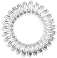 Produktbild: Damen Spiral Haargummi Transparent Basic Haarschmuck Zopfgummi