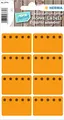 Produktbild: HERMA 3774 Tiefkühletiketten, 48 Stück, 26 x 40 mm, 8 pro Bogen, selbstklebend, matt, blanko Papier Gefrieretiketten zum Beschriften, Klebeetiketten Aufkleber für Gefriergut, orange