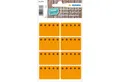 Produktbild: HERMA Etiketten HERMA 3774 Tiefkühletiketten, 26 x 40 mm, leuchtorange