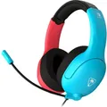 Produktbild: Airlite Fit Wired Gaming Headset Neonblau und Rot