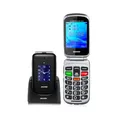 Produktbild: CELLULARE SUPERVOICE DUAL SIM NERO/SILVER