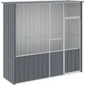 Produktbild: vidaXL Voliere Anthrazit 215x78x200 cm Verzinkter Stahl