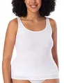 Produktbild: Schiesser Damen 2 Pack Trägertop Unterhemd Bio Baumwolle - 95/5 Organic Unterwäsche, Weiß_174389, 44 EU