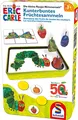Produktbild: Schmidt Spiele 51237 kleine Raupe Nimmersatt, Kunterbuntes Früchtesammeln, Reisespiel in der Metalldose