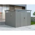 Produktbild: Starline Metall Gerätehaus Modell Style 7,56 m² Aluminium Grau