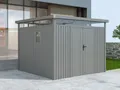 Produktbild: Metall Gerätehaus Modell Style 7,56 m² Aluminium Grau