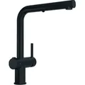 Produktbild: Active - Einhebelmischer fn 5351.901, mit Ablaufbedienung Twist und ausziehbarer Brause, schwarz matt 115.0669.769 - Franke