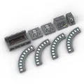 Produktbild: Upgrade-Kit (bedruckte Teile) für LEGO Star Wars 75319 mandalorianische Schmiede
