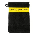 Produktbild: BVB-Waschhandschuh (schwarz) Borussia Dortmund