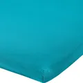 Produktbild: Erwin Müller Topper-Spannbettlaken Freising Elasthan-Jersey-Stretch - türkis Größe 90x190 cm - 100x220 cm - dehnbar, antipilling, bügelfrei, Rundumgummi