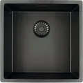 Produktbild: SOLIDO flächenbündige Spüle CAGRPP40BK-FL Black Line, Schwarz