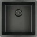 Produktbild: Flächenbündige Spüle Cagrpp40bk-fl Black Line, Schwarz - Solido