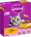 Produktbild: Whiskas Adult 1+ Trockenfutter Huhn, 5x800g (5 Packungen) - Katzentrockenfutter für erwachsene Katzen - unterschiedliche Produktverpackungen erhältlich