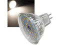 Produktbild: LED Strahler MR16 H55 SMD 120°, 4000k, 420lm, 12V/5W, neutralweiß