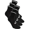 Produktbild: ASICS 6PPK Quarter Laufsocken Unisex-schwarz, Größe 47-49 (auch verfügbar in 35-38, 43-46)