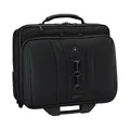 Produktbild: WENGER Legacy Black Series Aktenkoffer, Laptop-Tasche zum Rollen, Trolley, Notebook bis 15,6 Zoll, 29 l, Büro Business Uni Schule, Schwarz, 653631