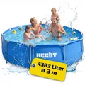 Produktbild: Frame Swimming Pool 300 x 76 cm Schwimm Bad Becken Garten Pool Stahlrohr Stabil
