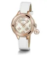 Produktbild: GUESS Damen Armbanduhr CHARMED in Weiß & Roségold-Ton GW0684L4