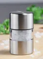 Produktbild: Mini Salz- & Pfeffermühle mit Keramikmahlwerk Edelstahl Gewürzmühle Mill 3x5,5cm